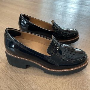 Naturalizer Black Leather Lofer